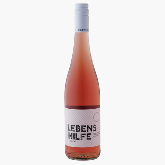grand wino winnica weingut lebenshilfe secco rosé różowe 2021 musujące wytrawne niemieckie palatynat